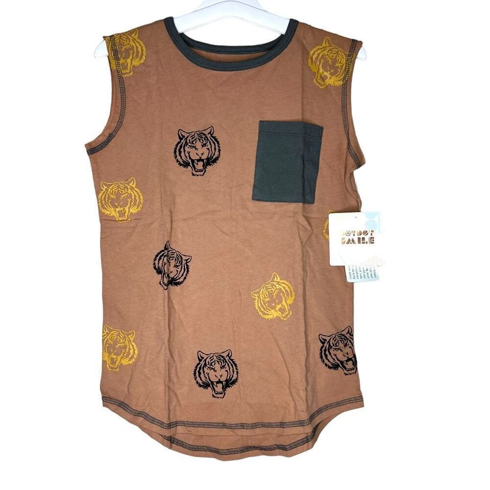 NEW Dot Dot Smile Hear Me Roar Cotton Tank 11‎